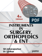 Instruments in Surgery, Orthopedics and ENT