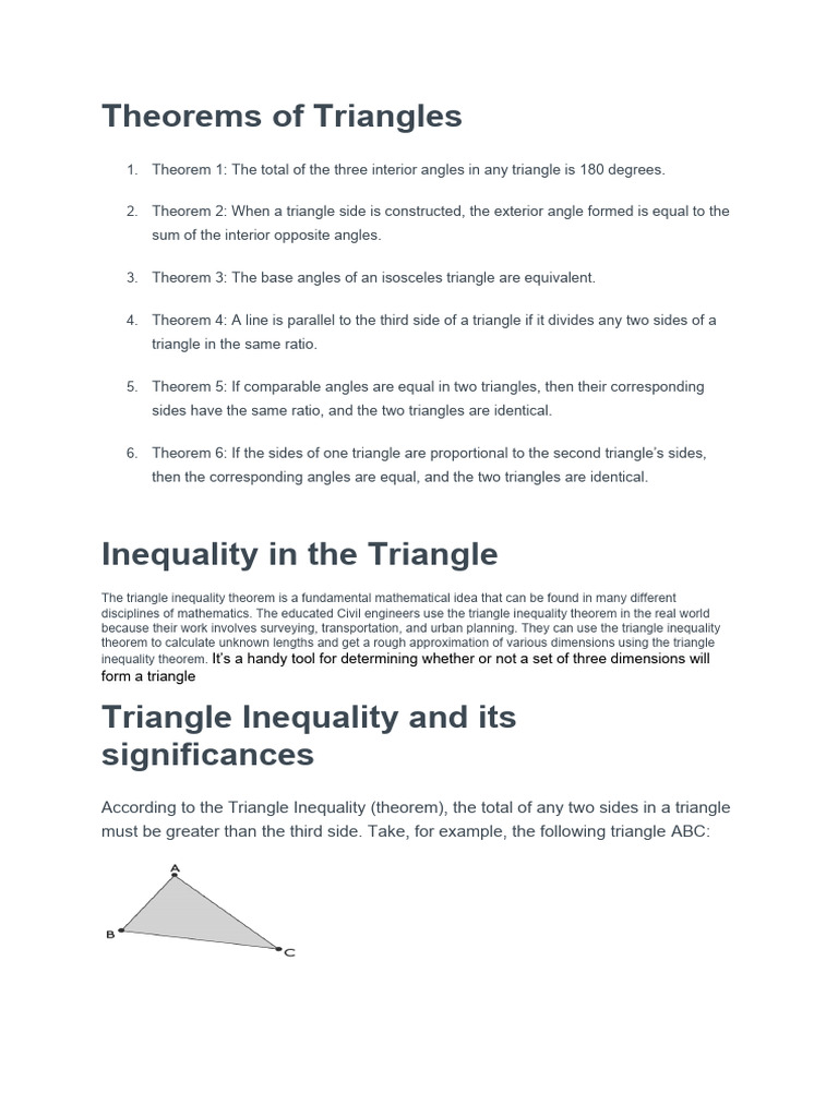 Fundamental Theorems Of Mathematics