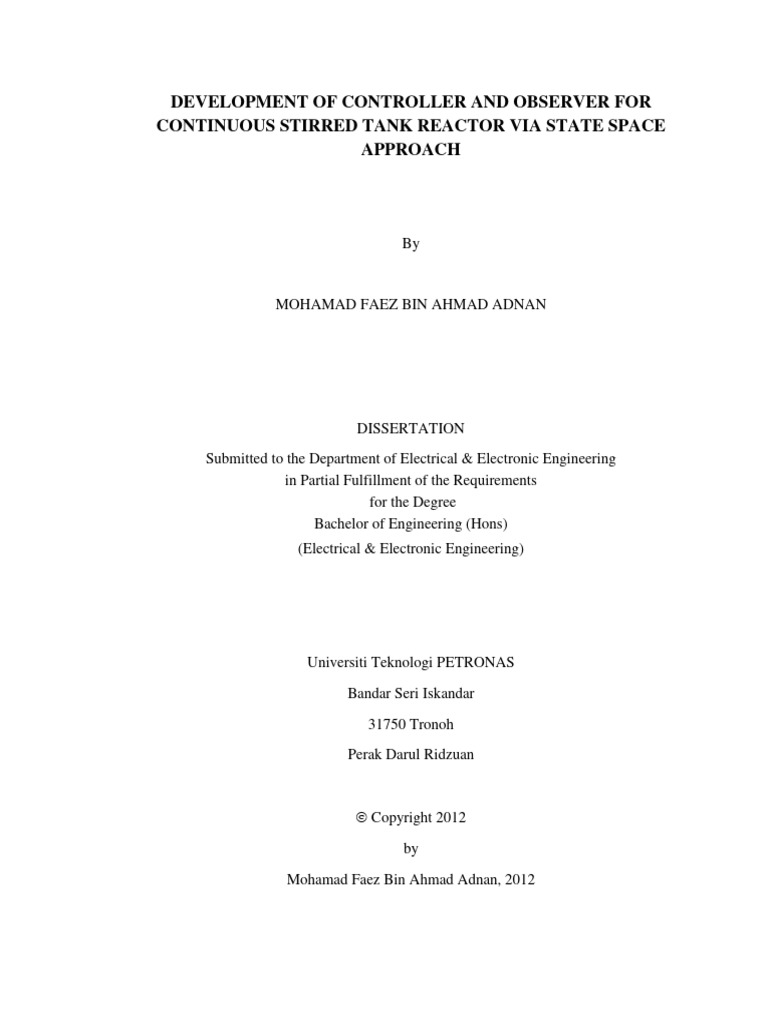 Final report 11385 may2012 pdf control theory chemical reactor