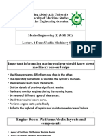 Terms Used in Machinery Spaces