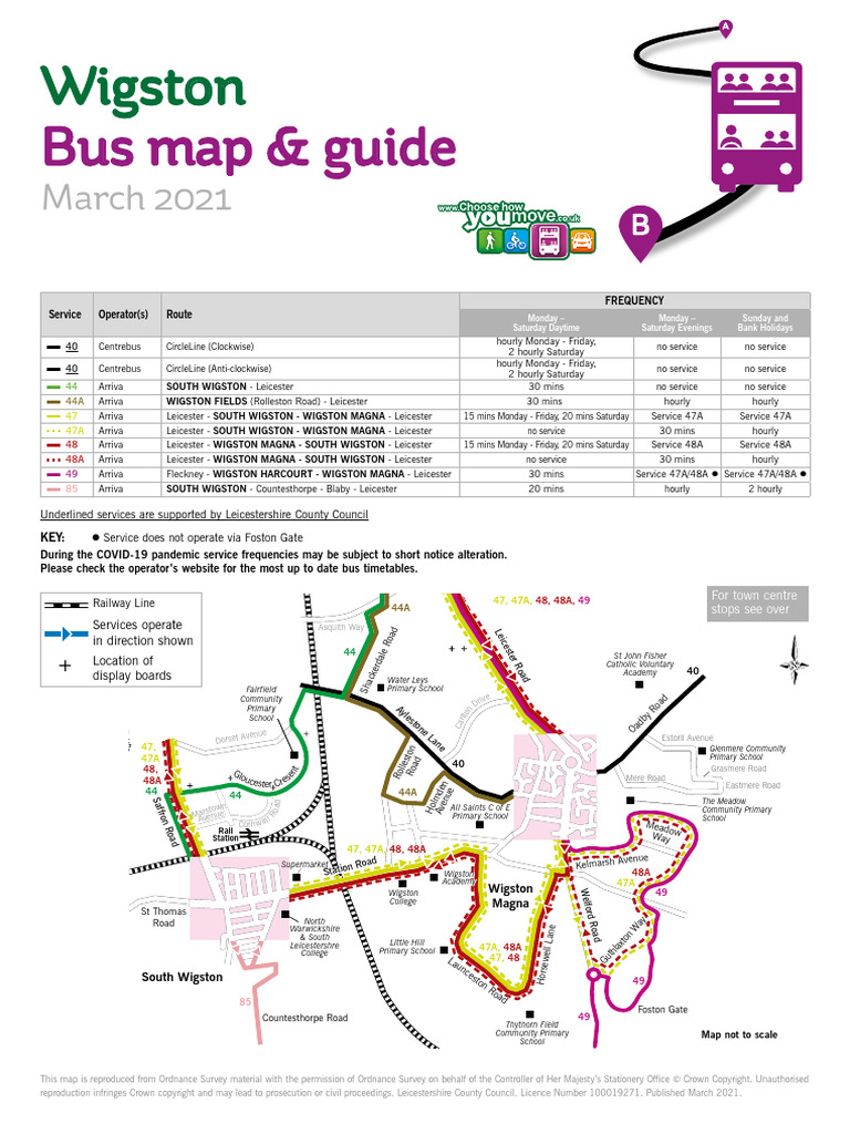49 Bus Timetable Wigston To Leicester Pdf Saturday