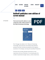 New Edition of Screw Manual