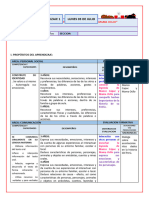 Sesion de Aprendizaje 1 - Lunes 11 de Julio