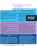 Causas Internas y Externas de La Guerra de Independencia