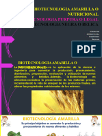 Biotecnologia Amarilla Morada y Negra