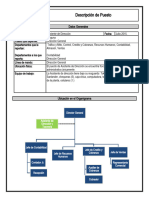 Descripcion de Puesto Asistente de Dirección