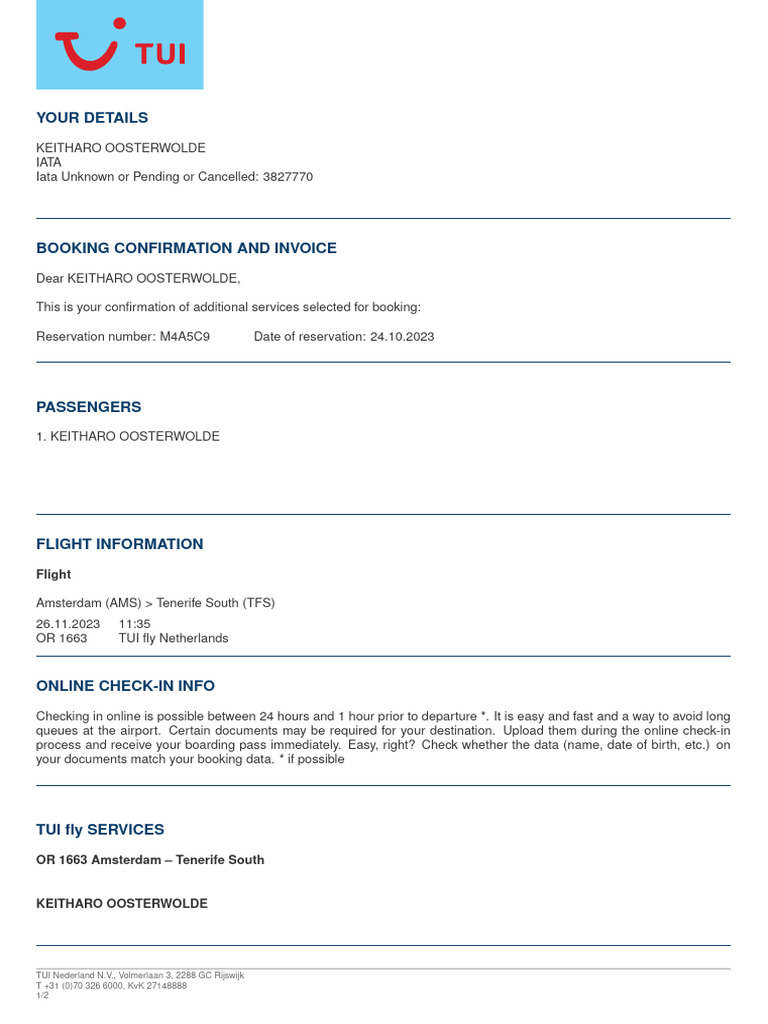 Confirmation | PDF