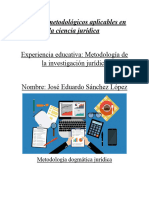 Modelos Metodológicos Aplicables en La Ciencia Jurídica