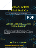 Programación Lineal Básica