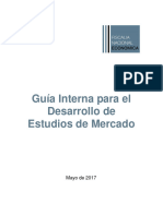 Guía Interna para El Desarrollo de Estudios de Mercado 2017 (Fne)