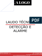 Laudo Técnico Detecção e Alarme