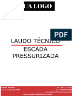 Laudo Técnico Escada Pressurizada