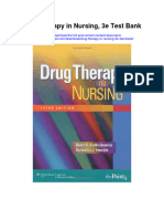Drug Therapy in Nursing 3e Test Bank