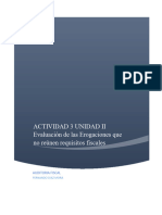 DIAZ MORA FERNANDO Actividad 3 UNIDAD II Evaluación de Las Erogaciones Que No Reúnen Requisitos Fiscales