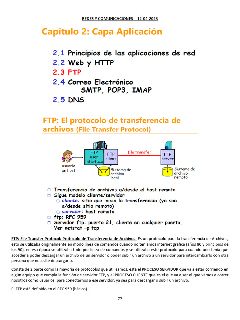 05 Redes 12042023 | PDF | Protocolo de transferencia de archivos ...