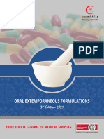 Oral Extemporaneous Formulations