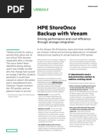 Hpe Storeonce Backup With Veeam