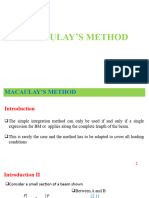 Macaulay's Method