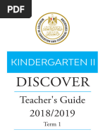 Multidisciplinary English T1 KG2 Teacher's Guide