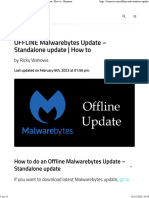OFFLINE Malwarebytes Update – Standalone update How to - Bizanosa