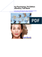 Discovering Psychology 7th Edition Hockenbury Test Bank