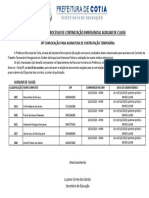 14o Convocacao Assinatura de Contrato