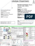 Biology Knowelege Organisers (7) .195577238