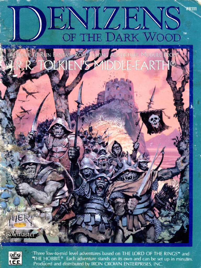 Denizens of The Dark Wood - N/Mint - 1st Us Edition 1989 - Merp #8111