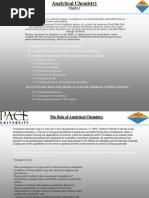 Analytical ChemistryCh1