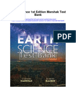 Earth Science 1st Edition Marshak Test Bank