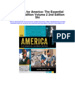 Test Bank For America The Essential Learning Edition Volume 2 2nd Edition Shi