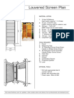 FLEX Fence Building A Louvered Screen For Indoors and Out