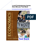 Economics and Contemporary Issues 9th Edition Mclean Test Bank