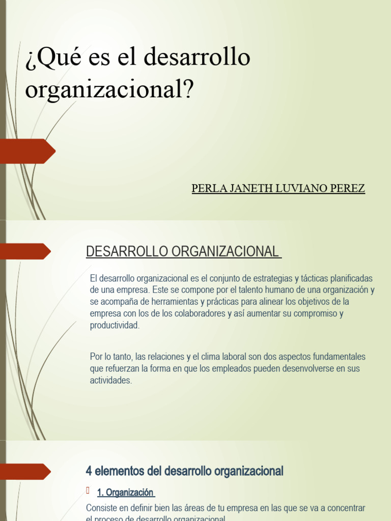 Claves del Desarrollo Organizacional | PDF