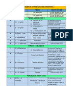 Cronograma Literatura I 2023-B