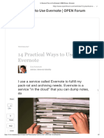14 Practical Ways To Use Evernote - OPEN Forum - Evernote