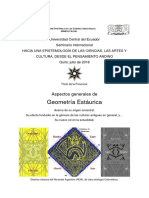 Aspectos Generales de Geometria Estaurica