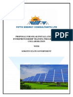 Fifth Energy Consultants in Collaboration With Sokoto State Government