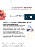 Pemeliharaan Hubungan Dengan Nasabah Slide Presentation 1