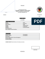 RSCT Data Form