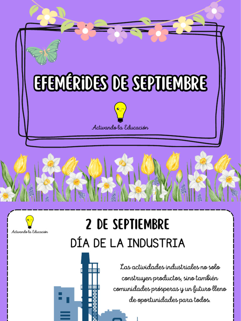 Efemérides De Septiembre Pdf