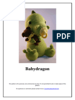 Dinosaurio Bebé Con Osito