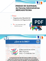 2.-Organización Mundial Del Comercio Omc y La Negociación