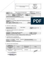 Formato Ingreso de Ambulancia