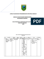 Jurnal Pelaksanaan Pengembangan Diri Kepala Sekolah