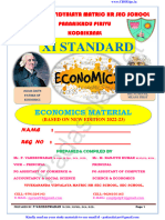 11th Economics Study Materials 2022 2023 English Medium PDF Download