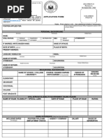 LANDBANK Application For Employment Form | PDF | Family | Employment