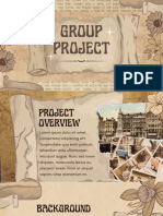 Brown and Beige Aesthetic Vintage Group Project Presentation