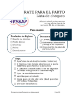 Checklist Parto