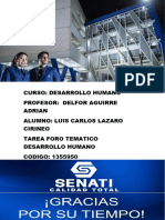 Foro Tematico Desarrollo Humano